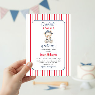 Invitación de Baby Shower de Niño 'Nuestro Pequeño