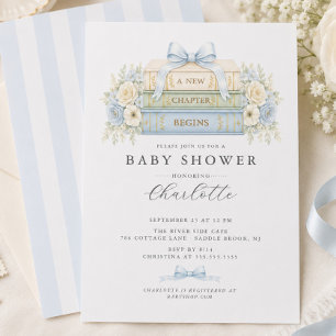 Invitación de Baby Shower de Niño Nuevo Capítulo C