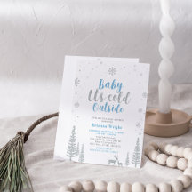 Invitación de Baby Shower de Niño País de las Mara