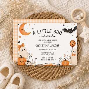 Invitación de Baby Shower de Otoño de Halloween de