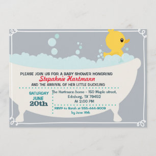 Invitación de Baby Shower de pack