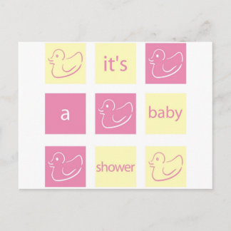 Invitación de Baby Shower de pack