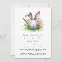Invitación de Baby Shower de Pascua