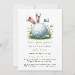 Invitación de Baby Shower de Pascua
