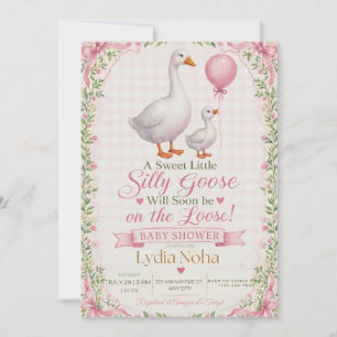 Invitación de Baby Shower de Pato Silvestre Dulce 