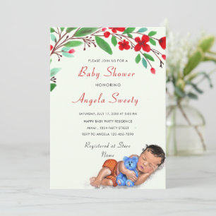 Invitación de Baby Shower de Pintura de tu Propio