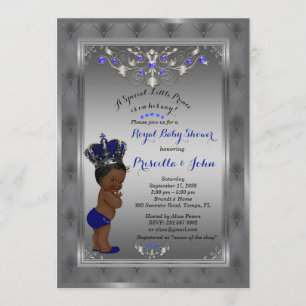 Invitación de Baby Shower de Principito Pequeño, P