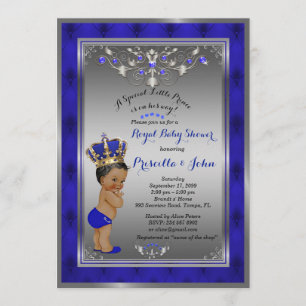 Invitación de Baby Shower de Principito Pequeño, P