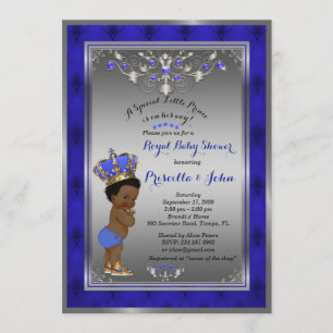 Invitación de Baby Shower de Principito Pequeño, P