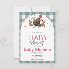 Invitación de Baby Shower de Skunk