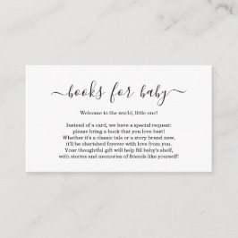 Invitación de baby shower de solicitud de libro gu