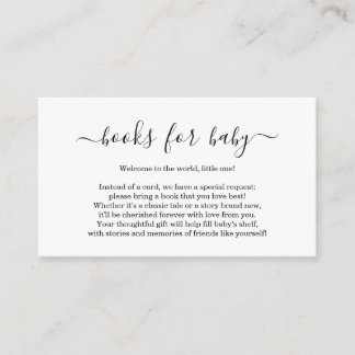 Invitación de baby shower de solicitud de libro gu