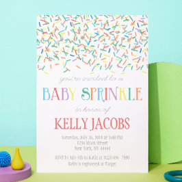 Invitación de Baby Shower de Sprinkle