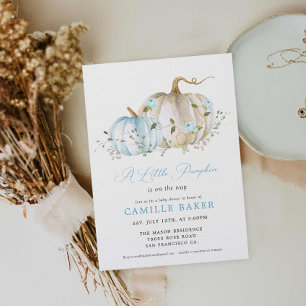 Invitación de Baby Shower de un niño que se cae en