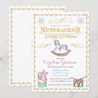 Invitación de Baby Shower de vacaciones de inviern