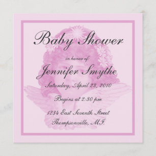Invitación de Baby Shower del Ángel Victoriano Ros