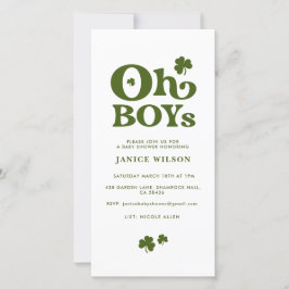 Invitación de Baby Shower del Día de los Niños San