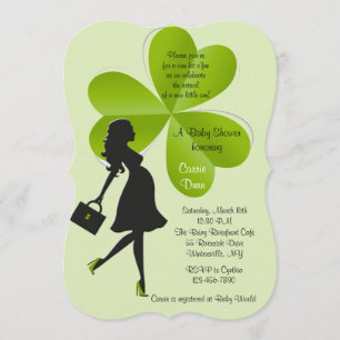 Invitación de Baby Shower del Día de San Patricio