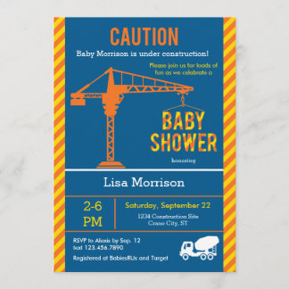 Invitación de Baby Shower del emplazamiento de la