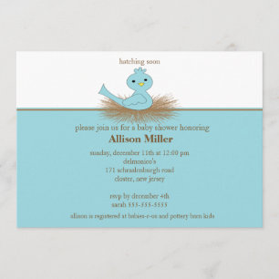 Invitación de Baby Shower del muchacho de la