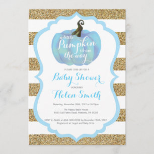 Invitación de Baby Shower del muchacho de la