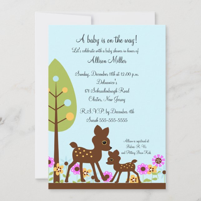 Invitación de Baby Shower del muchacho de los (Anverso)