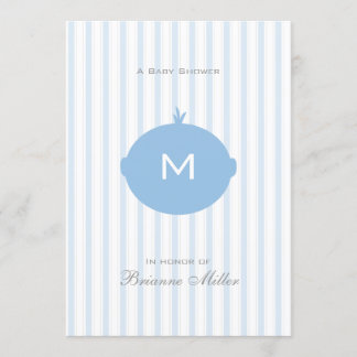 Invitación de Baby Shower del muchacho del