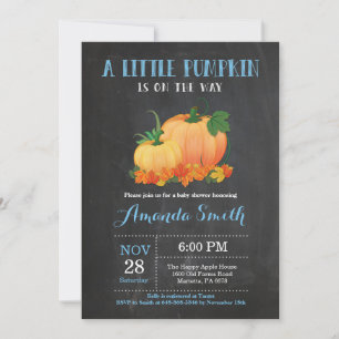 Invitación de Baby Shower del niño que se cae la c