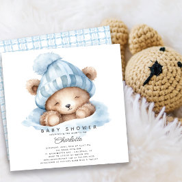 Invitación de Baby Shower del Oso de Amortización