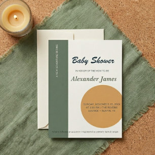 Invitación de Baby Shower del Pequeño Príncipe E