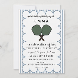 Invitación de Baby Shower Elegante con Verdor