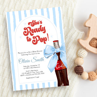 Invitación de Baby Shower 'Ella Está Lista para Es