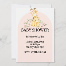 INVITACIÓN DE BABY SHOWER EN ROPA