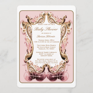 Invitación de Baby Shower en Victoria