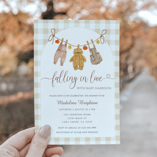 Invitación de Baby Shower Enamorándose (Subido por el creador)