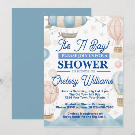 Invitación de baby shower Es un niño