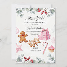 Invitación de Baby Shower 'Es una Niña'