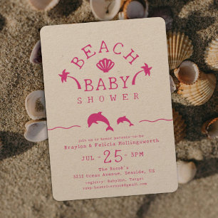 Invitación de Baby Shower Escena del Océano Bebé P