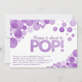 Invitación de Baby Shower ¡Está a punto de salir!