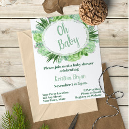 Invitación de Baby Shower exitosa