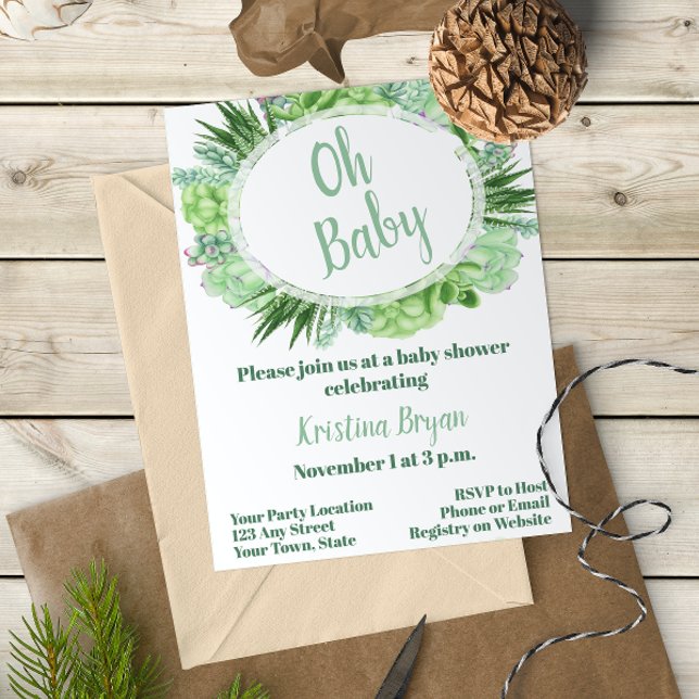 Invitación de Baby Shower exitosa (Subido por el creador)