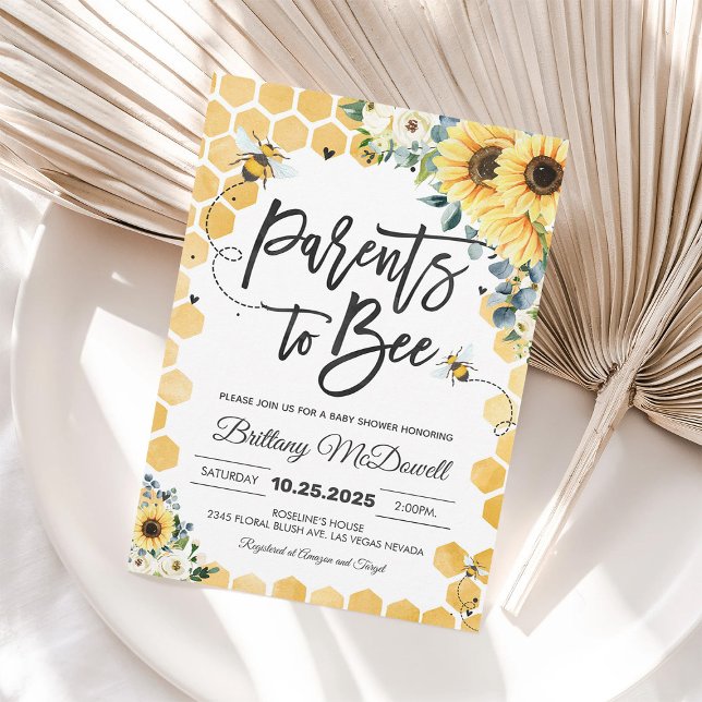 Invitación de Baby Shower Floral Amarillo para Pad (Subido por el creador)