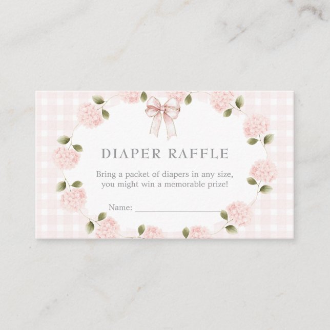 Invitación de baby shower floral rosa,  (Anverso)