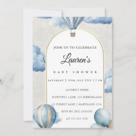 Invitación de Baby Shower Floral Rosa | Baby Showe