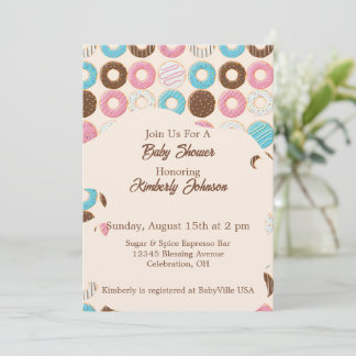 Invitación de Baby Shower Glazed & Growing
