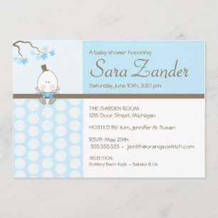 Invitación de Baby Shower - Humpty Dumpty