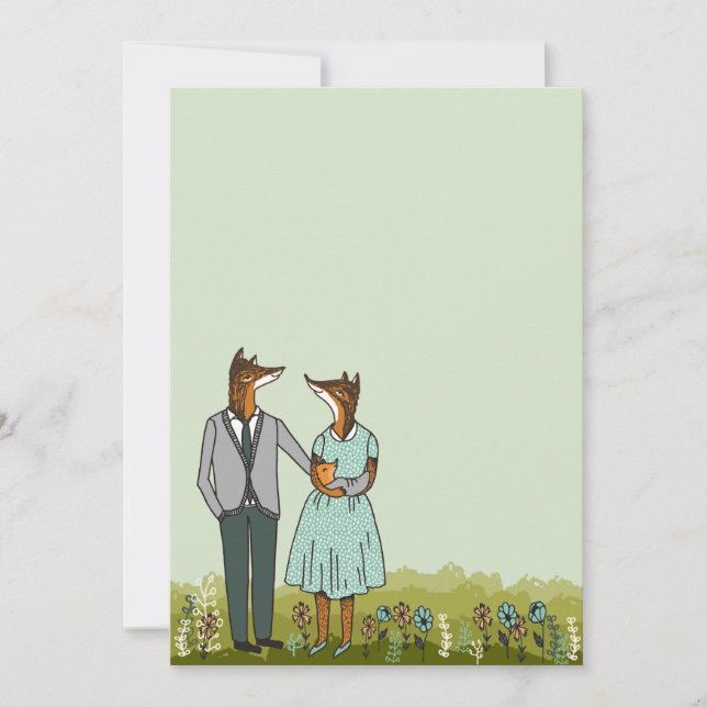 Invitación de Baby Shower/invitación del recién (Anverso)