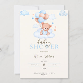 Invitación de Baby Shower, invitaciones para bebés