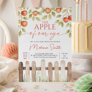 Invitación de Baby Shower 'La Niña de Nuestros Ojo