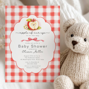 Invitación de Baby Shower 'La Niña de Nuestros Ojo